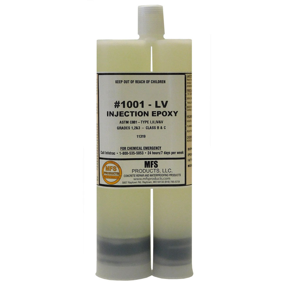 6.5 oz. Universal Cartridge #1001 Low Viscosity Epoxy Resin