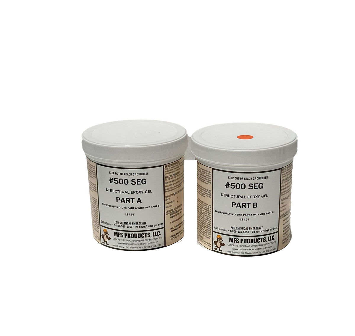 #500 Structural Epoxy Gel 1/2 Gallon Unit