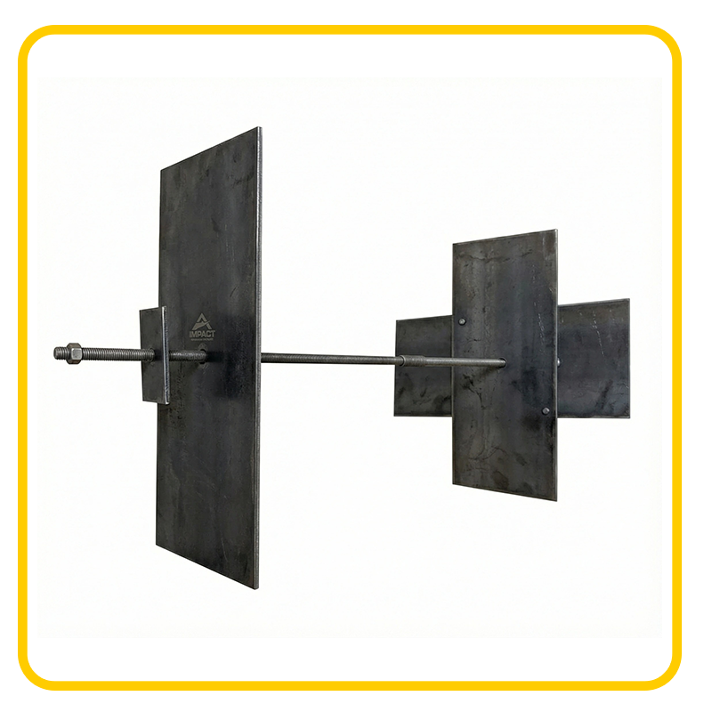 Leaning Wall : Soil Anchor Plates