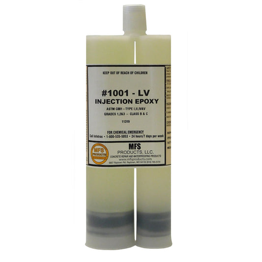 6.5 oz. Universal Cartridge #1001 Low Viscosity Epoxy Resin