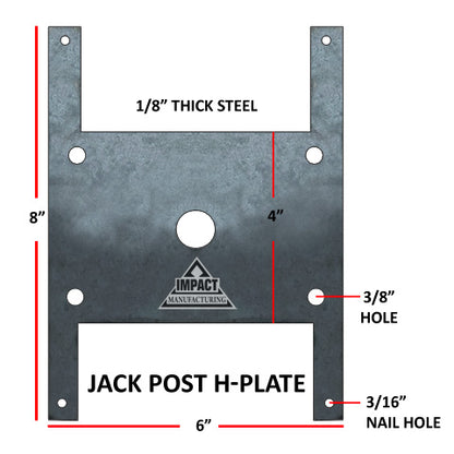 DIY H Plate for Jack Post