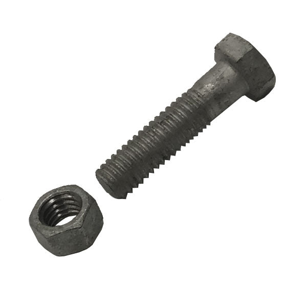 3/8 Inch Galvanized Hex Nut and Bolt