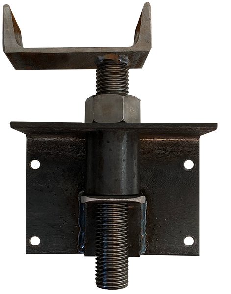 Soporte para viga ajustable, desplazado y perpendicular W4 (sin acabado)