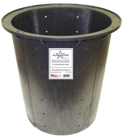 Pre-Drilled Sump Pump Basin