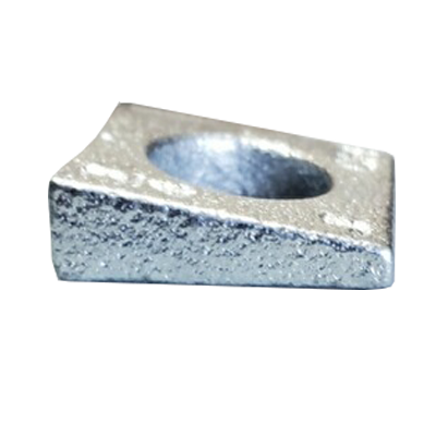 Arandela cuña cuadrada galvanizada de ¾ de pulgada